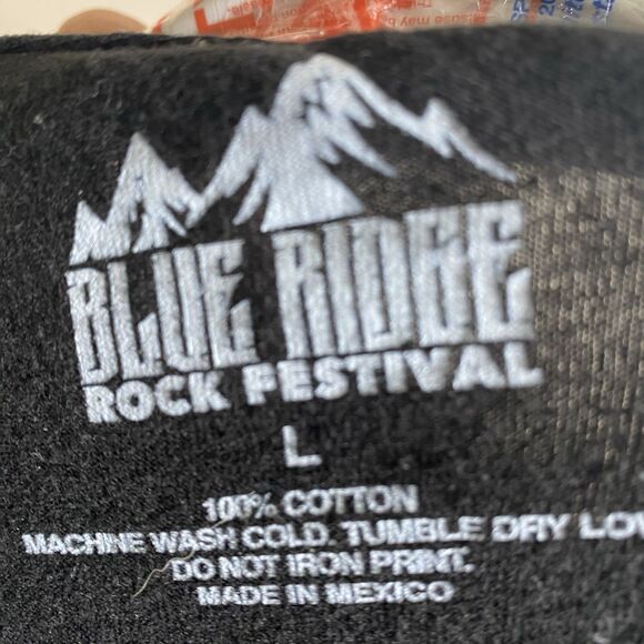 Blue Ridge Rock Festival 2023  T-Shirt Black Size Large - Picture 10 of 11